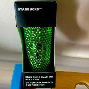 2023 Starbucks Holiday Cold Cup Ornament Keychain- BNWT